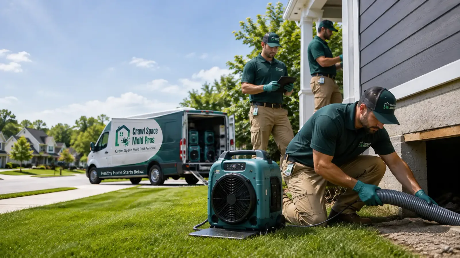 Crawl Space Mold Removal in Bethpage, NY